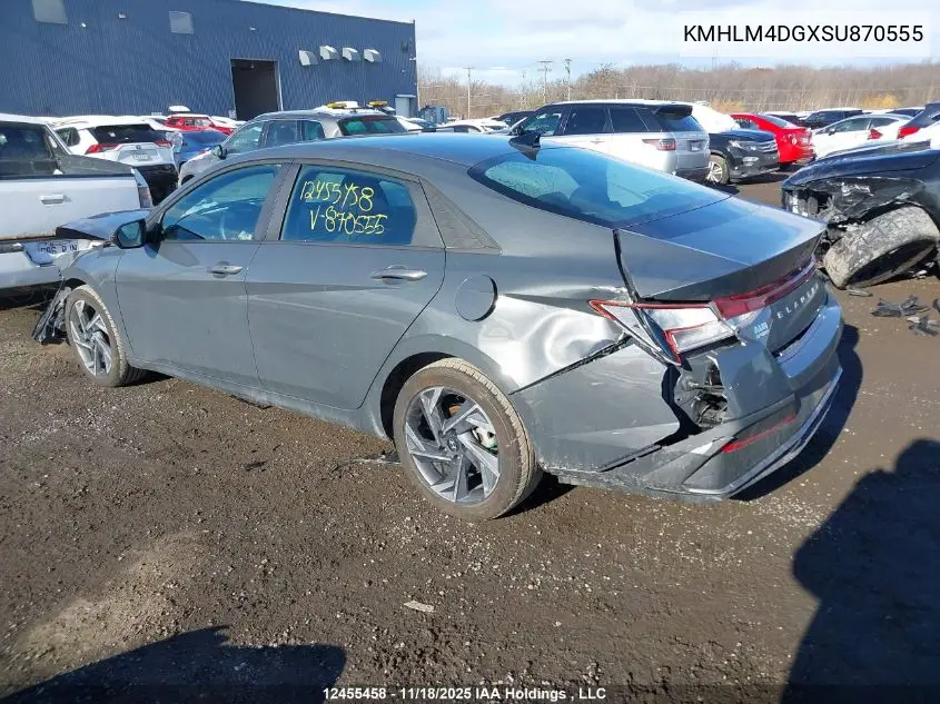 KMHLM4DGXSU870555 2025 Hyundai Elantra Preferred W/Tech Package