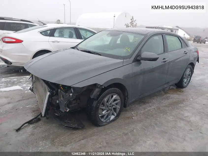 KMHLM4DG9SU943818 2025 Hyundai Elantra Preferred