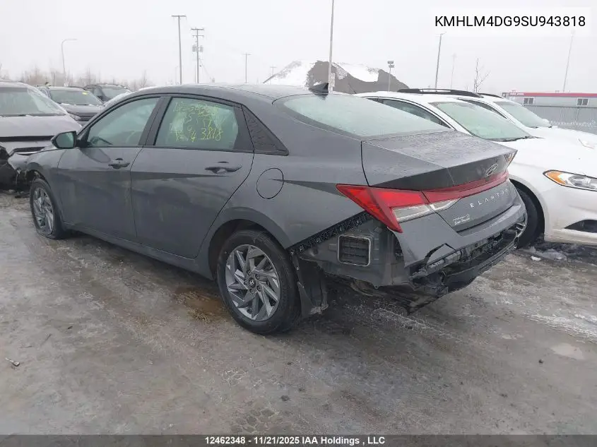 KMHLM4DG9SU943818 2025 Hyundai Elantra Preferred