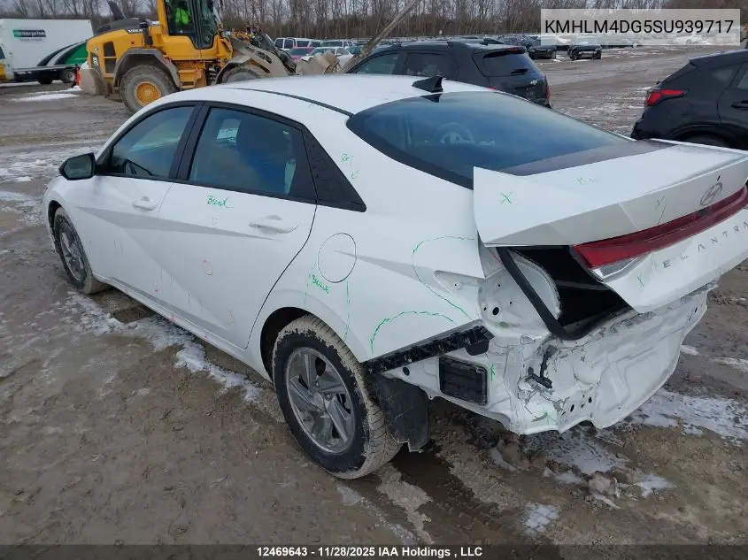 KMHLM4DG5SU939717 2025 Hyundai Elantra Essential