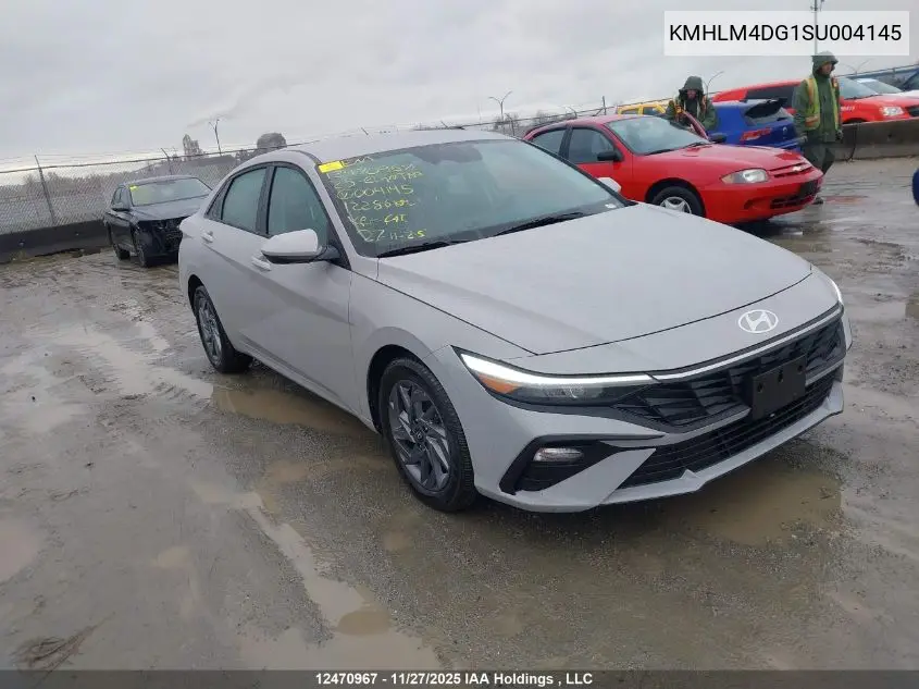 KMHLM4DG1SU004145 2025 Hyundai Elantra Sel Sport