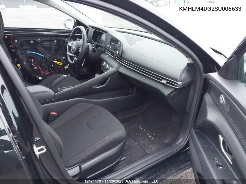 KMHLM4DG2SU006633 2025 Hyundai Elantra Sel Sport