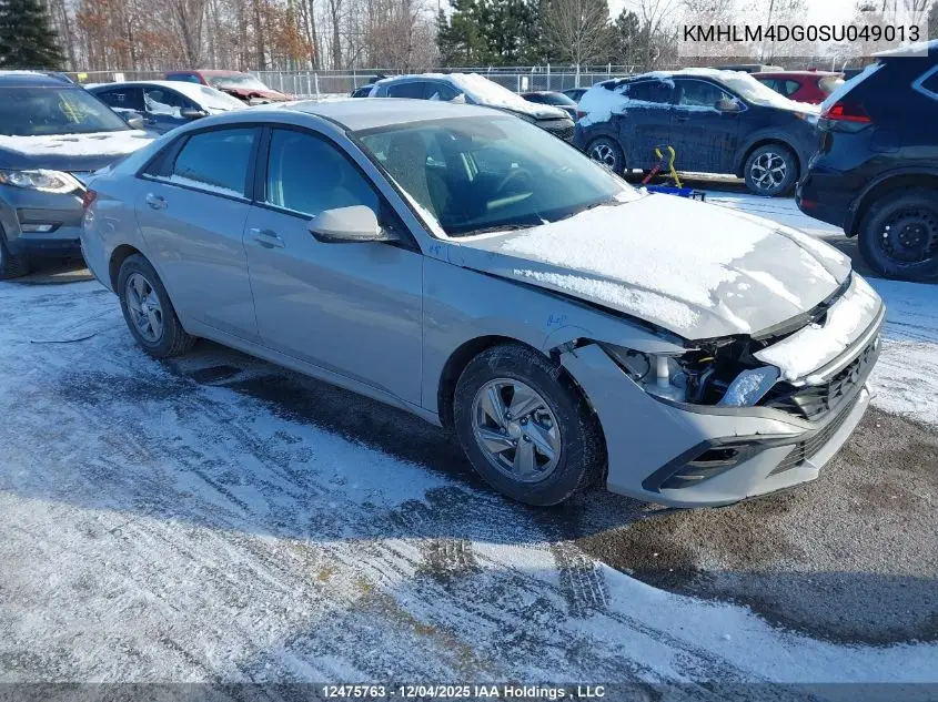 KMHLM4DG0SU049013 2025 Hyundai Elantra Essential