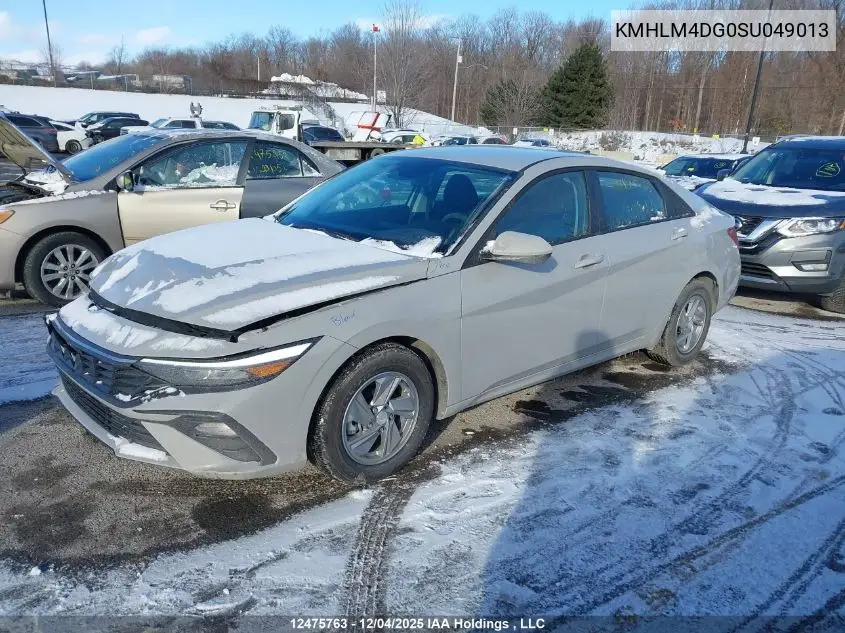 KMHLM4DG0SU049013 2025 Hyundai Elantra Essential