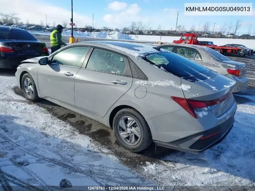 KMHLM4DG0SU049013 2025 Hyundai Elantra Essential