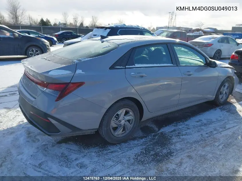 KMHLM4DG0SU049013 2025 Hyundai Elantra Essential