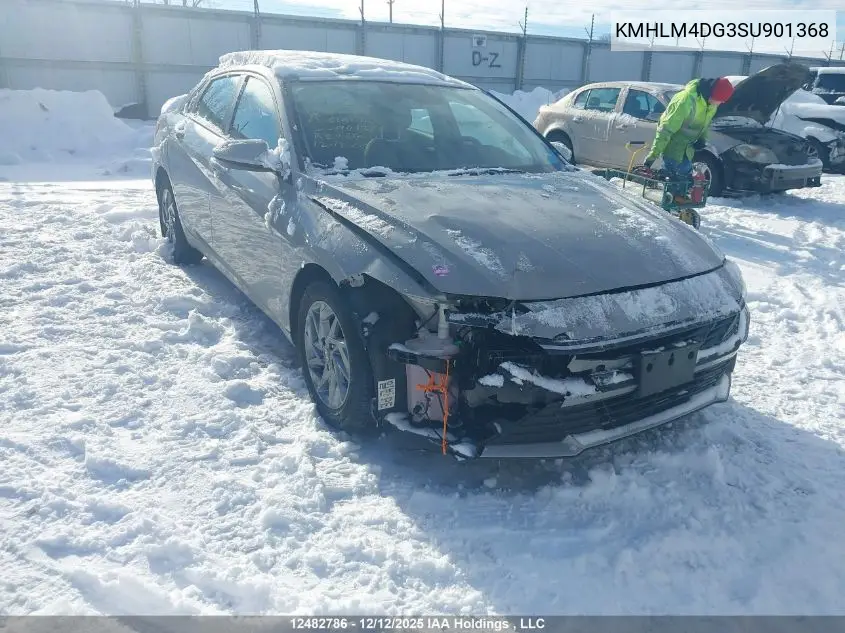 KMHLM4DG3SU901368 2025 Hyundai Elantra Sel Sport