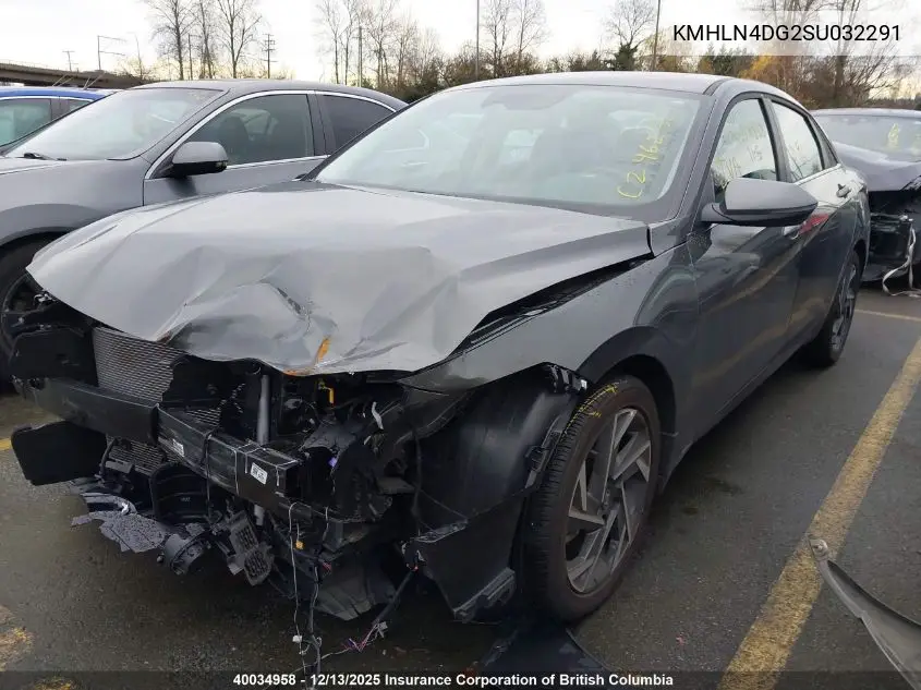 KMHLN4DG2SU032291 2025 Hyundai Elantra Luxury