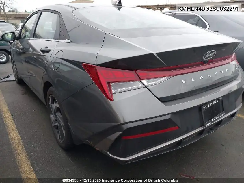 KMHLN4DG2SU032291 2025 Hyundai Elantra Luxury
