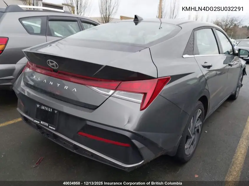 KMHLN4DG2SU032291 2025 Hyundai Elantra Luxury