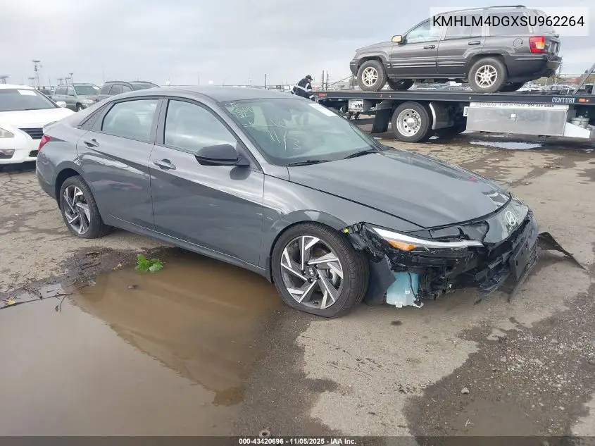 KMHLM4DGXSU962264 2025 Hyundai Elantra Sel Sport