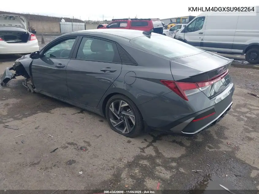 KMHLM4DGXSU962264 2025 Hyundai Elantra Sel Sport