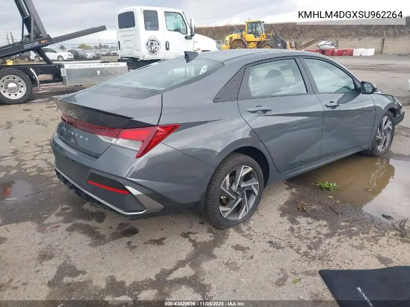 KMHLM4DGXSU962264 2025 Hyundai Elantra Sel Sport