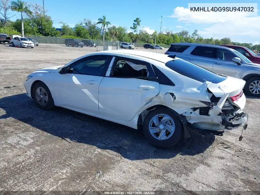 KMHLL4DG9SU947032 2025 Hyundai Elantra Se