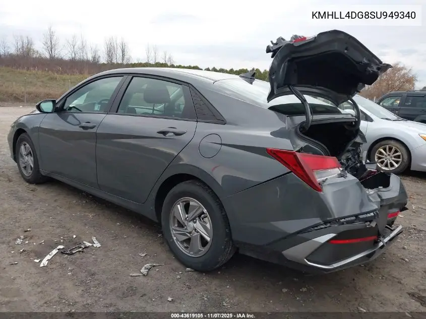 KMHLL4DG8SU949340 2025 Hyundai Elantra Se