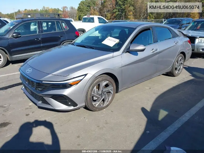 KMHLS4DG4SU065074 2025 Hyundai Elantra Sel Convenience