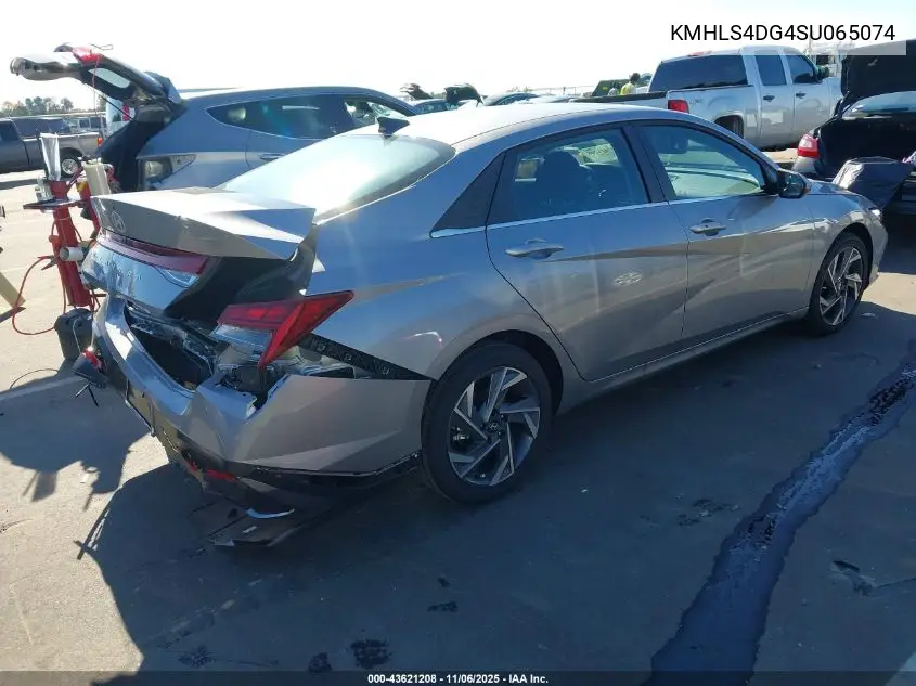 KMHLS4DG4SU065074 2025 Hyundai Elantra Sel Convenience
