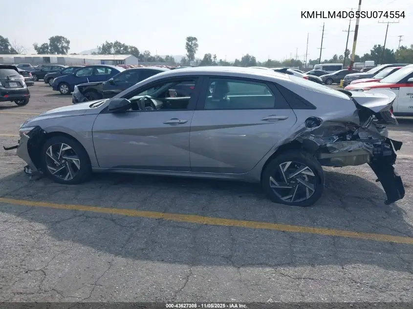 KMHLM4DG5SU074554 2025 Hyundai Elantra Sel Sport