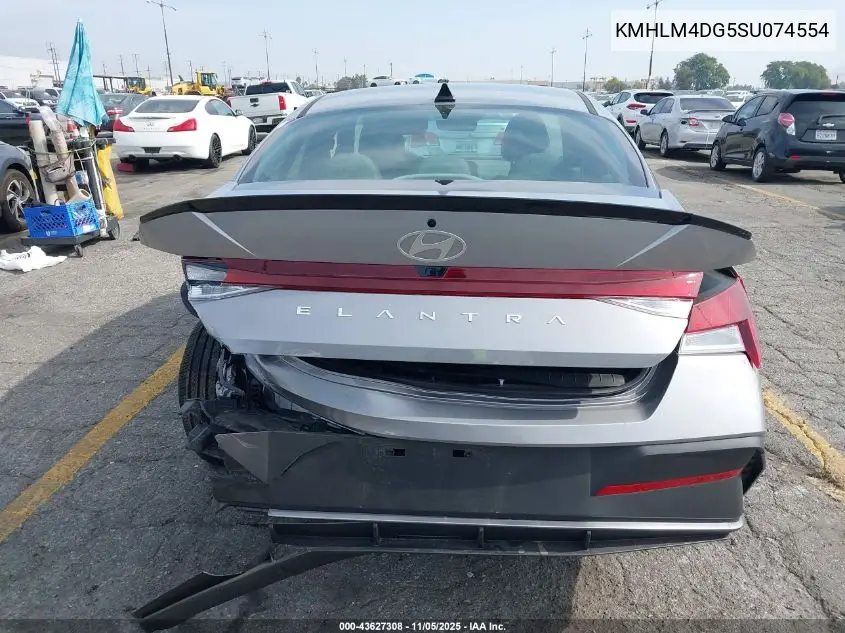 KMHLM4DG5SU074554 2025 Hyundai Elantra Sel Sport