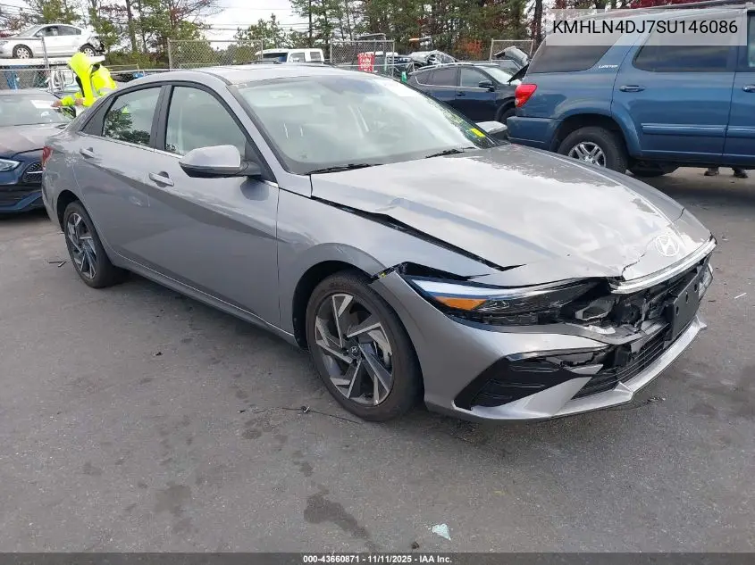 KMHLN4DJ7SU146086 2025 Hyundai Elantra Hybrid Limited