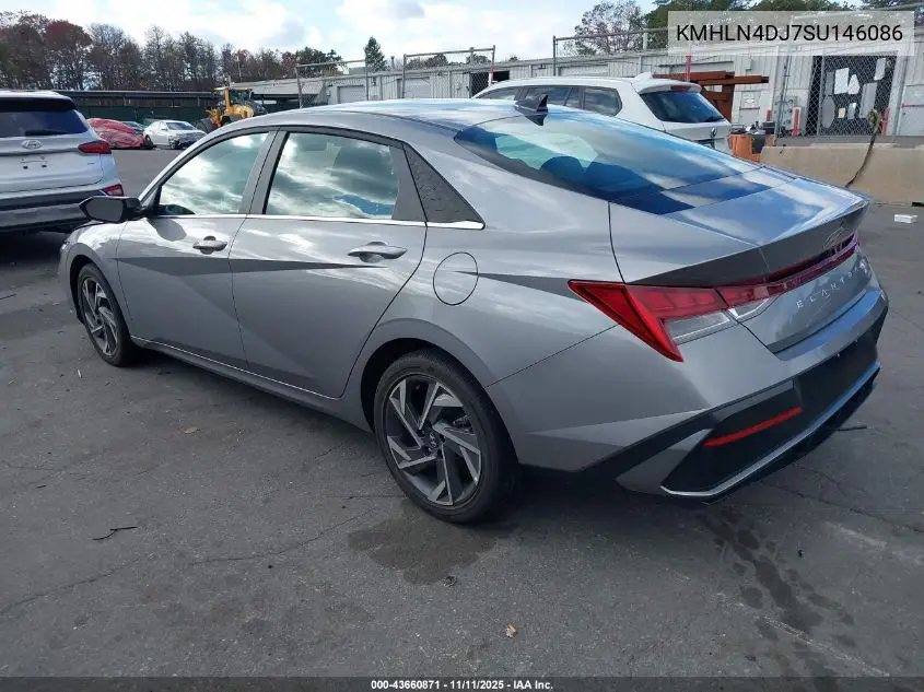KMHLN4DJ7SU146086 2025 Hyundai Elantra Hybrid Limited