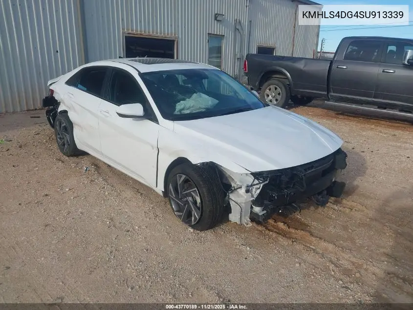 KMHLS4DG4SU913339 2025 Hyundai Elantra Sel Convenience