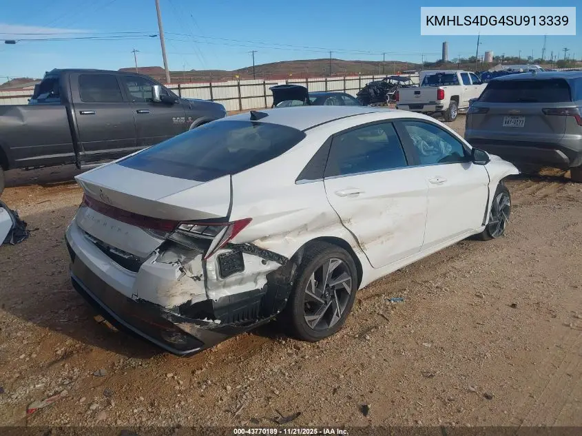 KMHLS4DG4SU913339 2025 Hyundai Elantra Sel Convenience