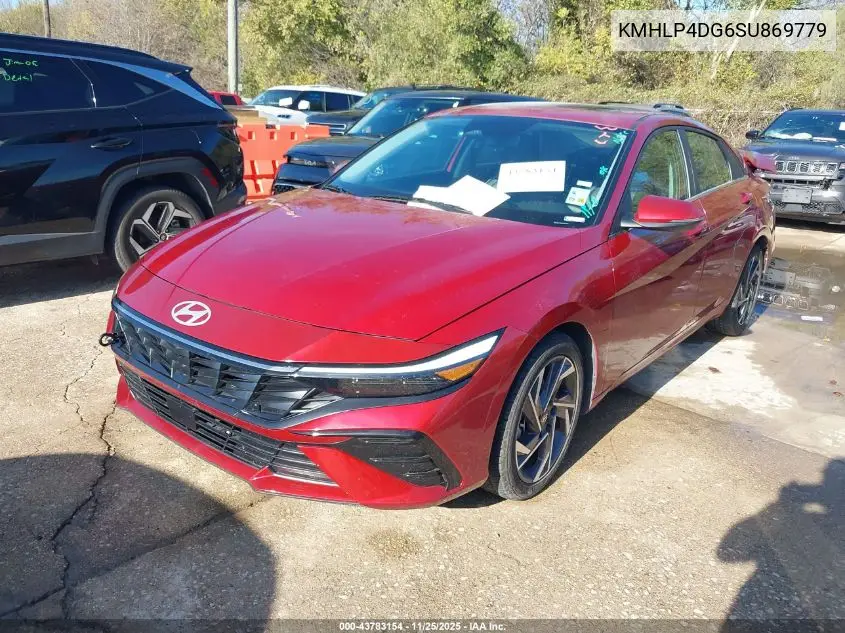 KMHLP4DG6SU869779 2025 Hyundai Elantra Limited