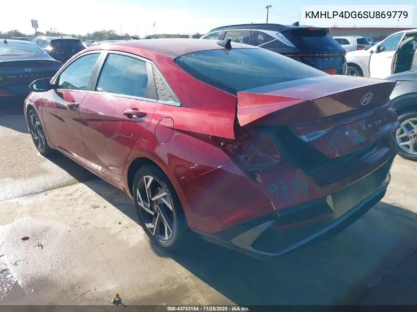 KMHLP4DG6SU869779 2025 Hyundai Elantra Limited