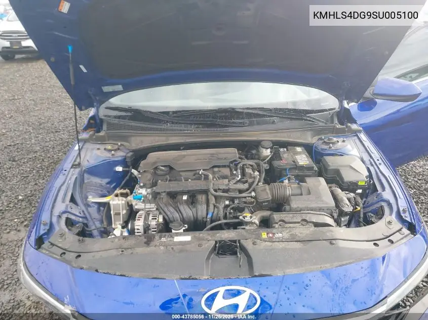 KMHLS4DG9SU005100 2025 Hyundai Elantra Sel Convenience