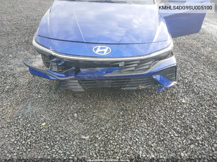 KMHLS4DG9SU005100 2025 Hyundai Elantra Sel Convenience