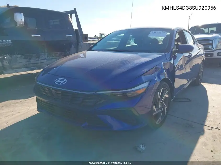 KMHLS4DG8SU920956 2025 Hyundai Elantra Sel Convenience