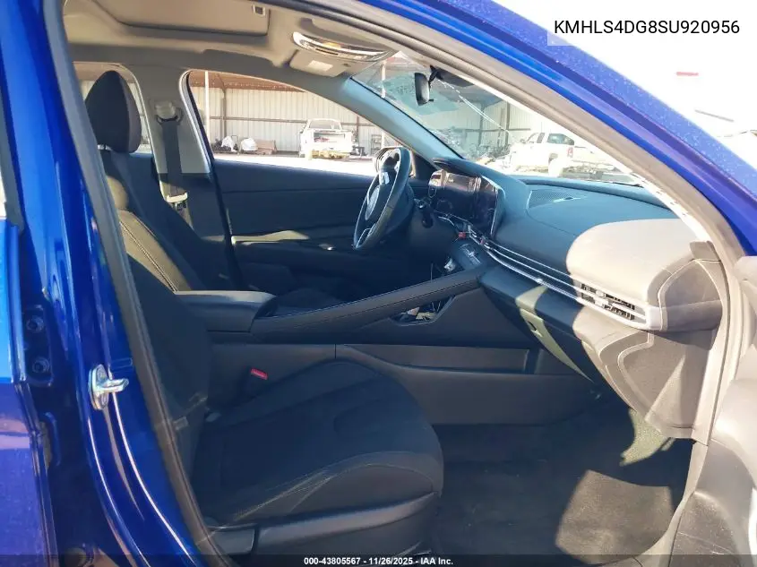 KMHLS4DG8SU920956 2025 Hyundai Elantra Sel Convenience