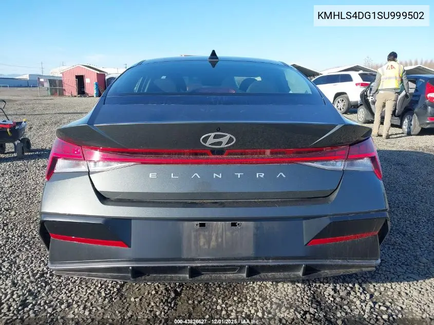 KMHLS4DG1SU999502 2025 Hyundai Elantra Sel Convenience