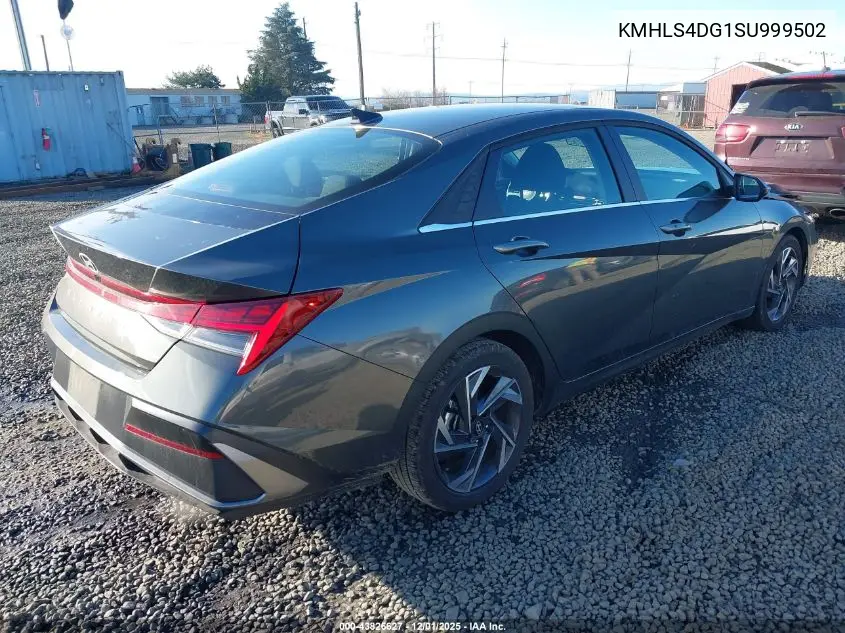 KMHLS4DG1SU999502 2025 Hyundai Elantra Sel Convenience