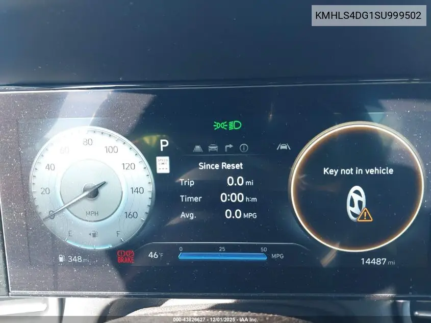 KMHLS4DG1SU999502 2025 Hyundai Elantra Sel Convenience