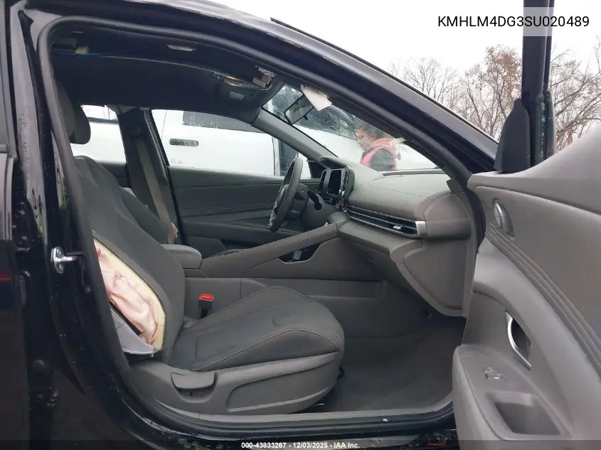 KMHLM4DG3SU020489 2025 Hyundai Elantra Sel Sport