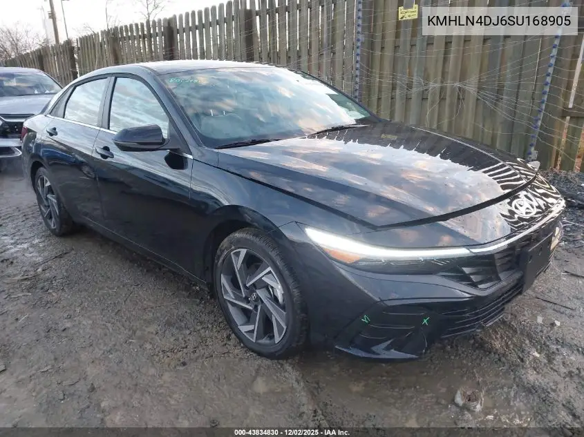 KMHLN4DJ6SU168905 2025 Hyundai Elantra Hybrid Limited