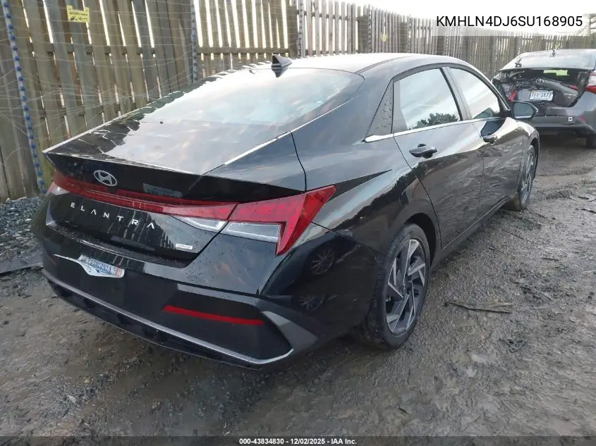 KMHLN4DJ6SU168905 2025 Hyundai Elantra Hybrid Limited