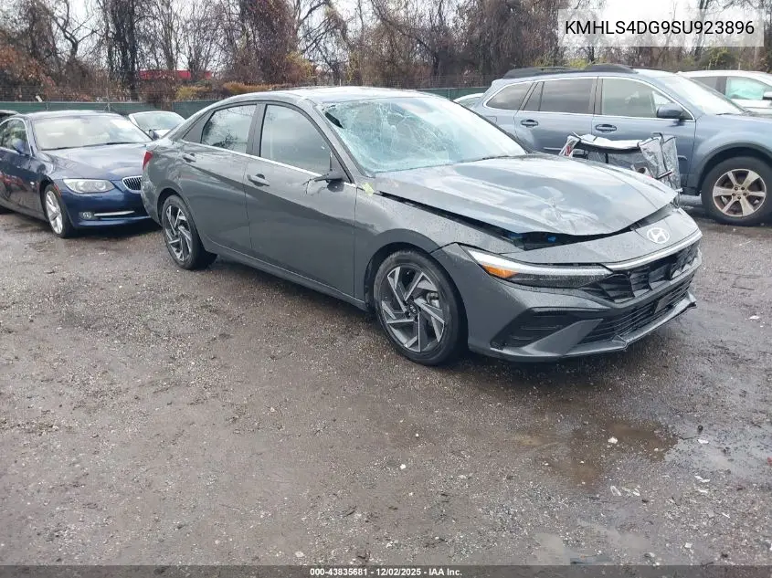 KMHLS4DG9SU923896 2025 Hyundai Elantra Sel Convenience