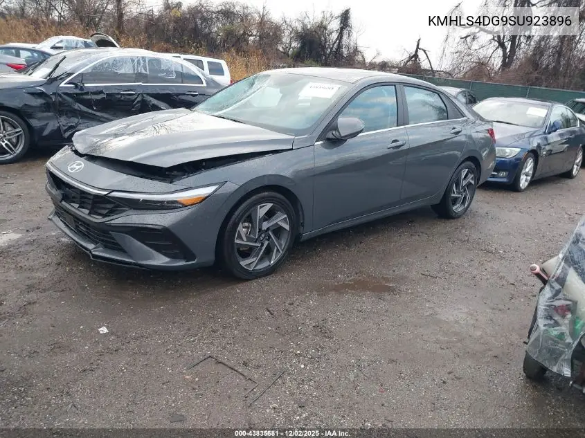 KMHLS4DG9SU923896 2025 Hyundai Elantra Sel Convenience