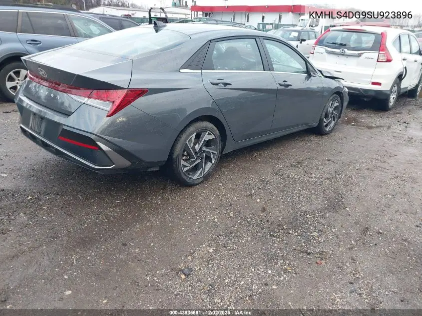 KMHLS4DG9SU923896 2025 Hyundai Elantra Sel Convenience