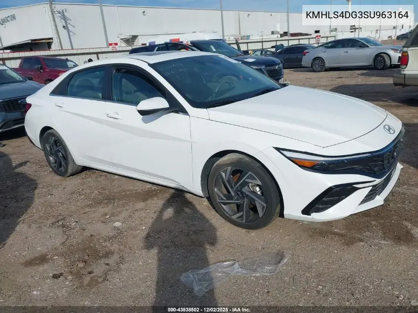 KMHLS4DG3SU963164 2025 Hyundai Elantra Sel Convenience