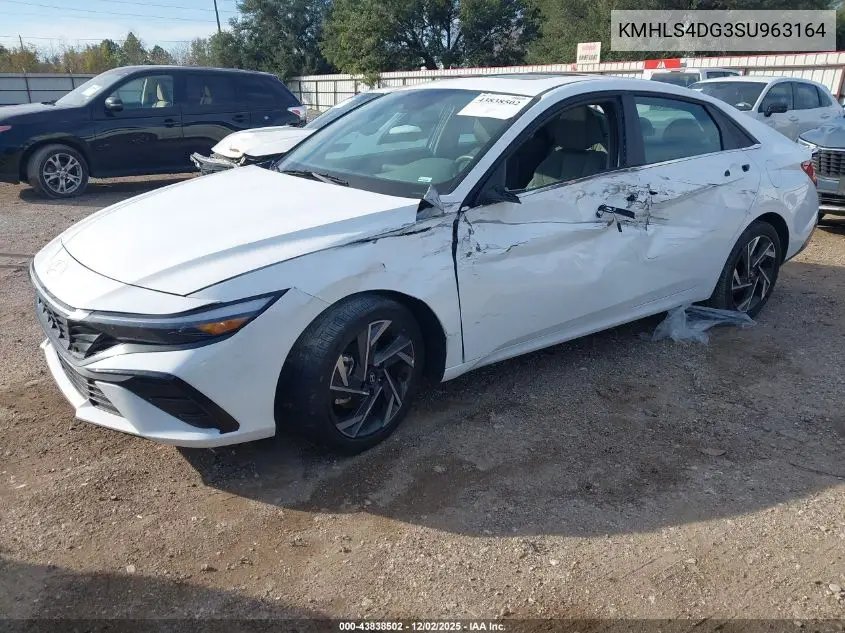 KMHLS4DG3SU963164 2025 Hyundai Elantra Sel Convenience