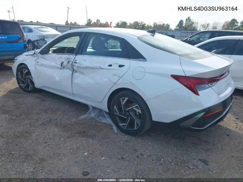 KMHLS4DG3SU963164 2025 Hyundai Elantra Sel Convenience