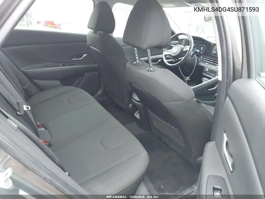 KMHLS4DG4SU871593 2025 Hyundai Elantra Sel Convenience
