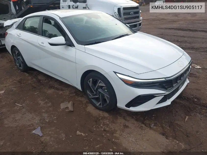 KMHLS4DG1SU905117 2025 Hyundai Elantra Sel Convenience