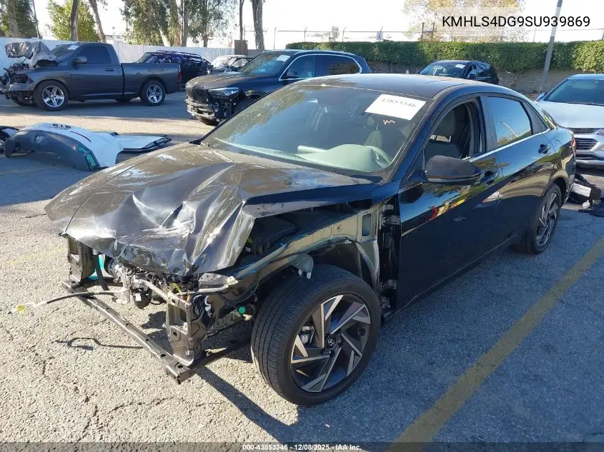 KMHLS4DG9SU939869 2025 Hyundai Elantra Sel Convenience