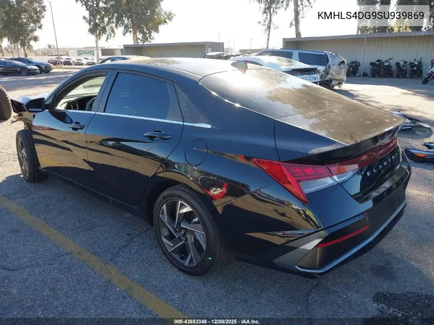 KMHLS4DG9SU939869 2025 Hyundai Elantra Sel Convenience