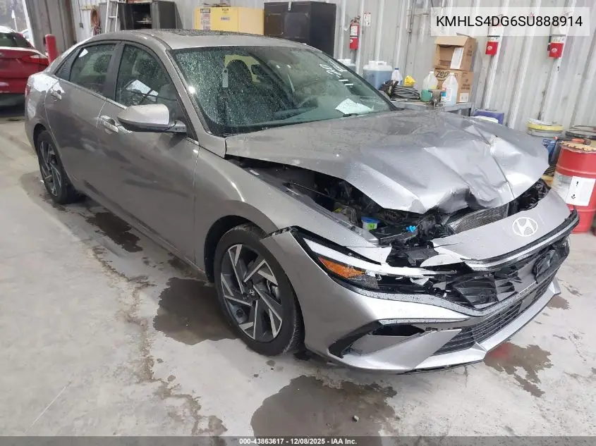 KMHLS4DG6SU888914 2025 Hyundai Elantra Sel Convenience